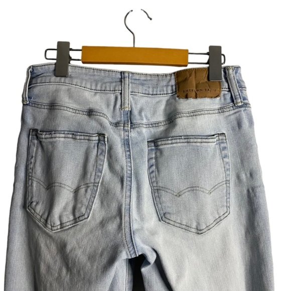 American Eagle Men's Light Wash Slim Denim Jeans - Picture 8 of 9